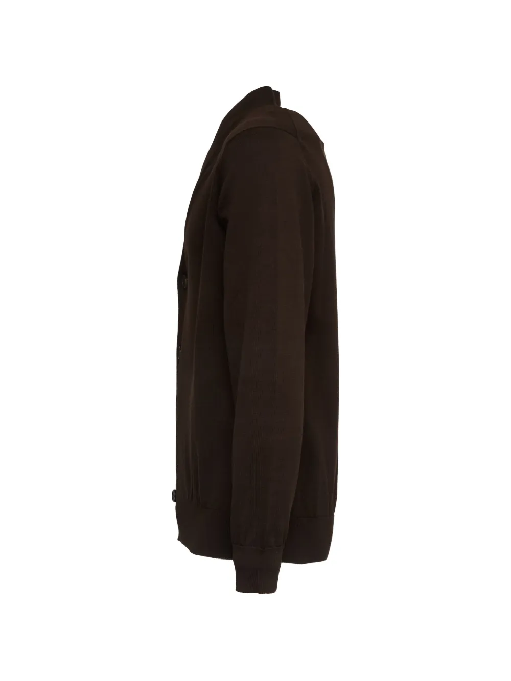 Filippo De Laurentiis Geribbeld vest Bruin