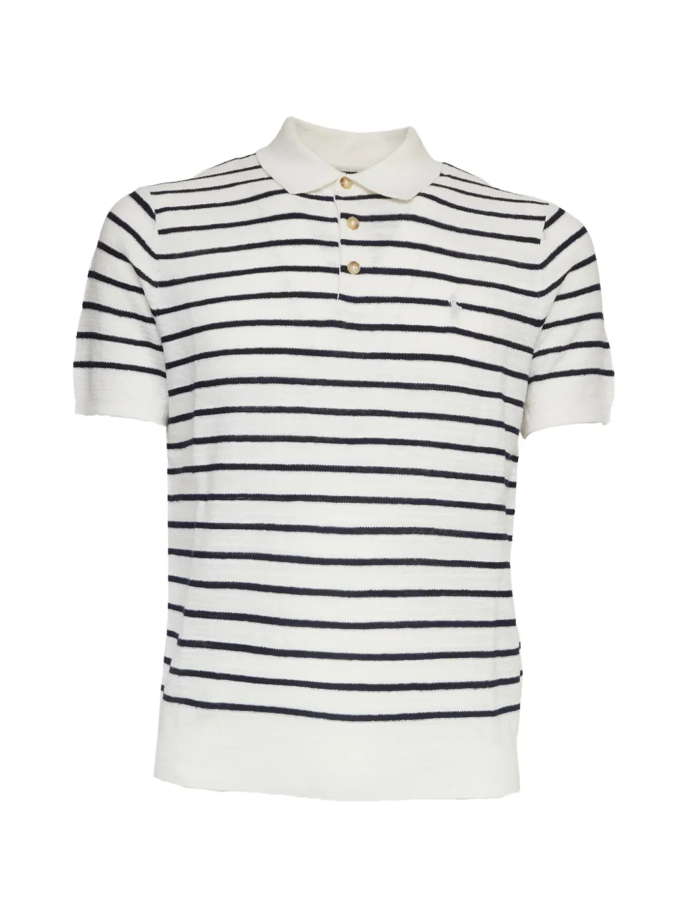 Polo Ralph Lauren striped short-sleeve polo shirt - Weiß