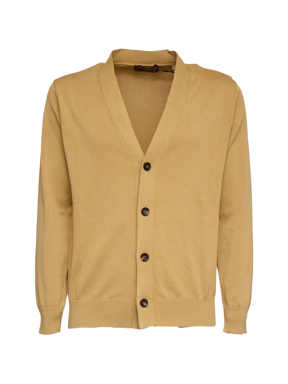Filippo De Laurentiis V-neck ribbed cardigan - Toni neutri