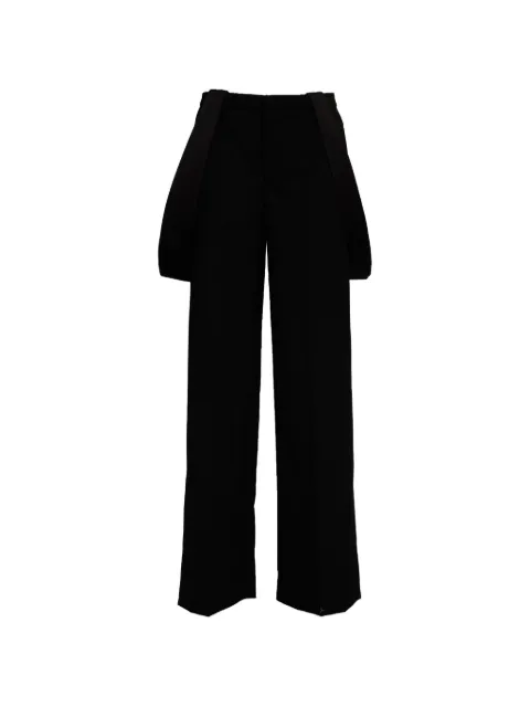 DONDUP Kara suspenders-detail trousers