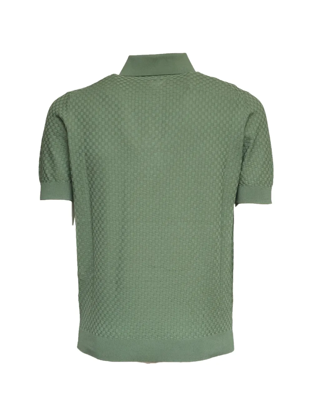 Three Button Short-Sleeve Polo