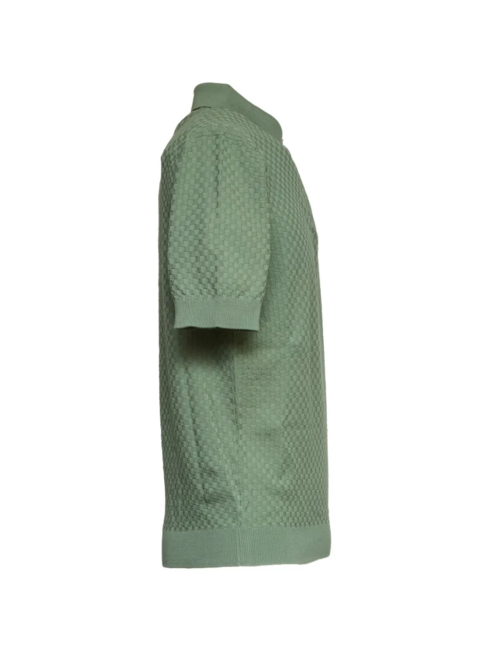 Three Button Short-Sleeve Polo