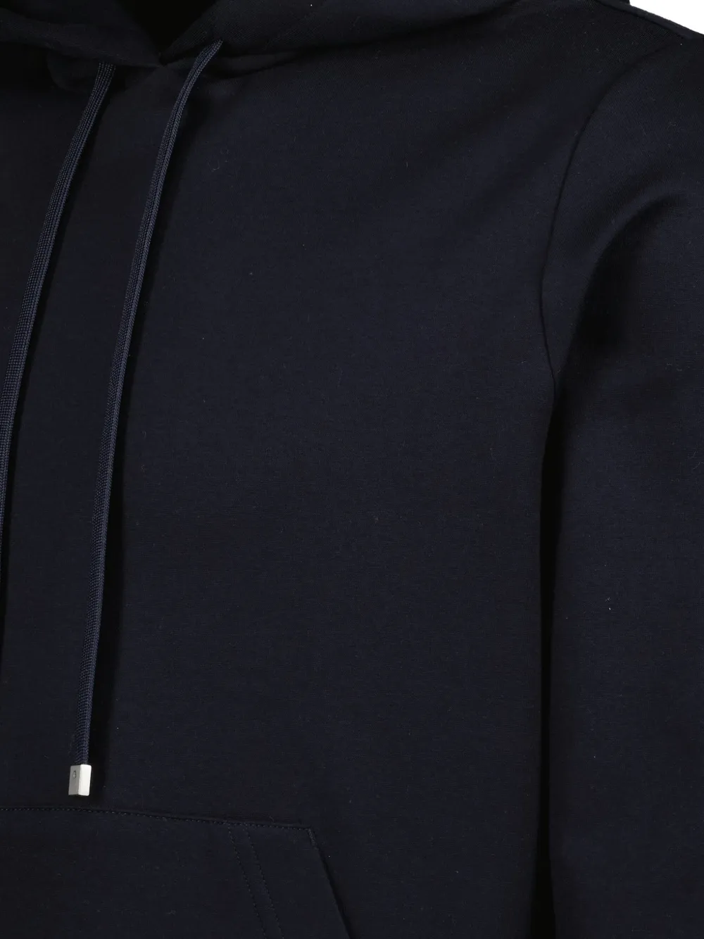 Moncler Hoodie met logodetail Blauw