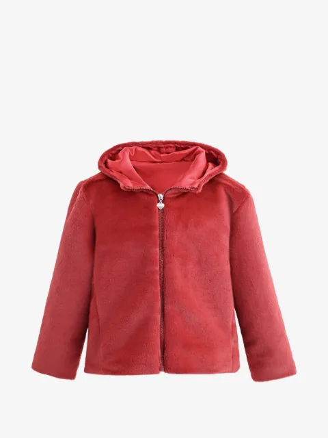 Tulleen hooded plush jacket