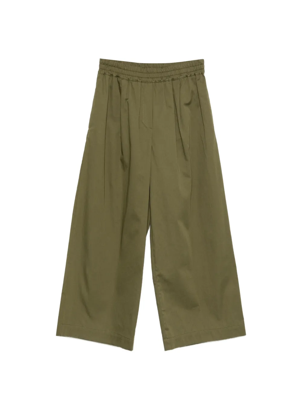 Weekend Max Mara elasticated-waistband trousers - Verde
