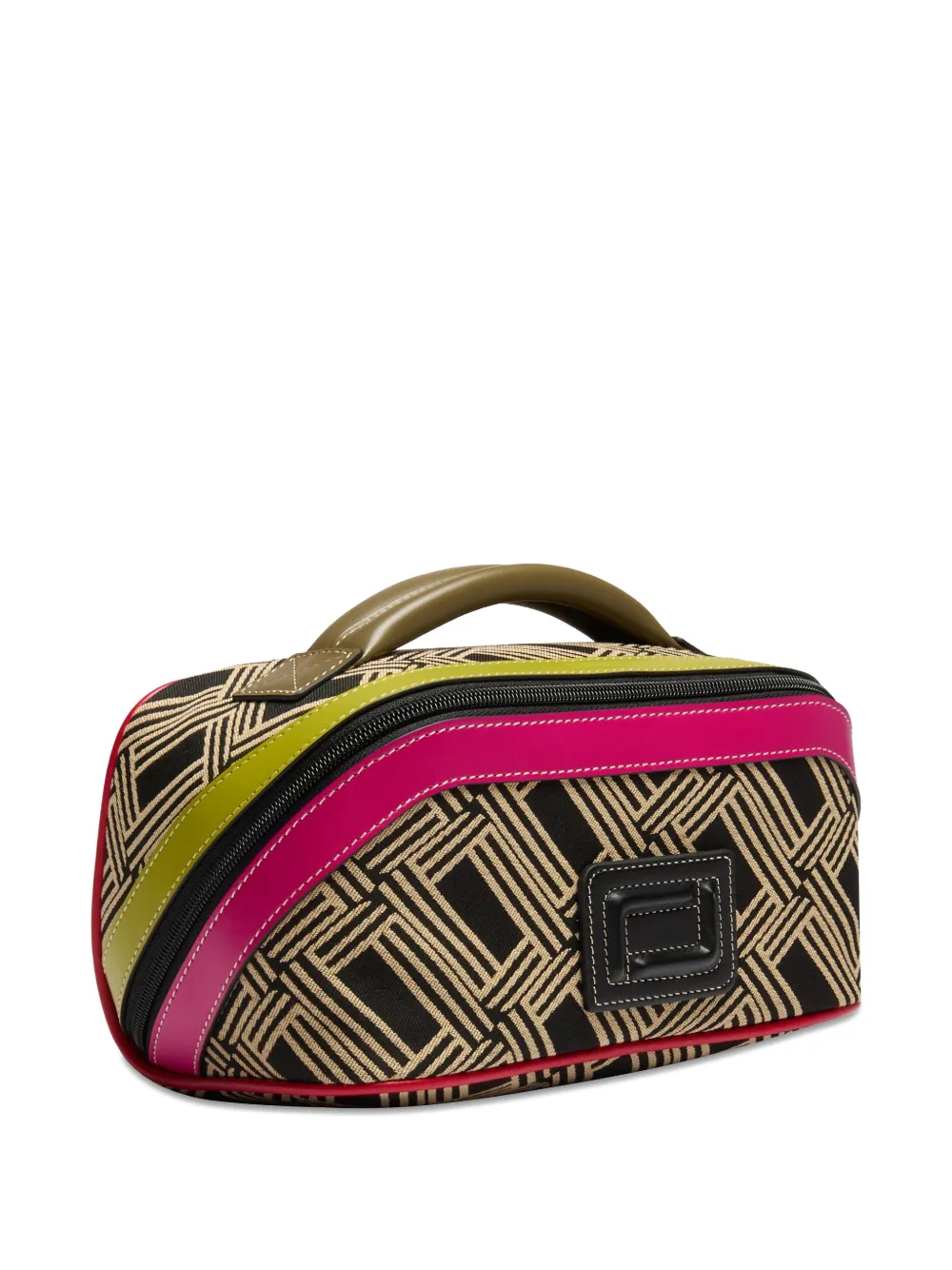  Lancel Neceser Monogram En Jacquard - Negro 