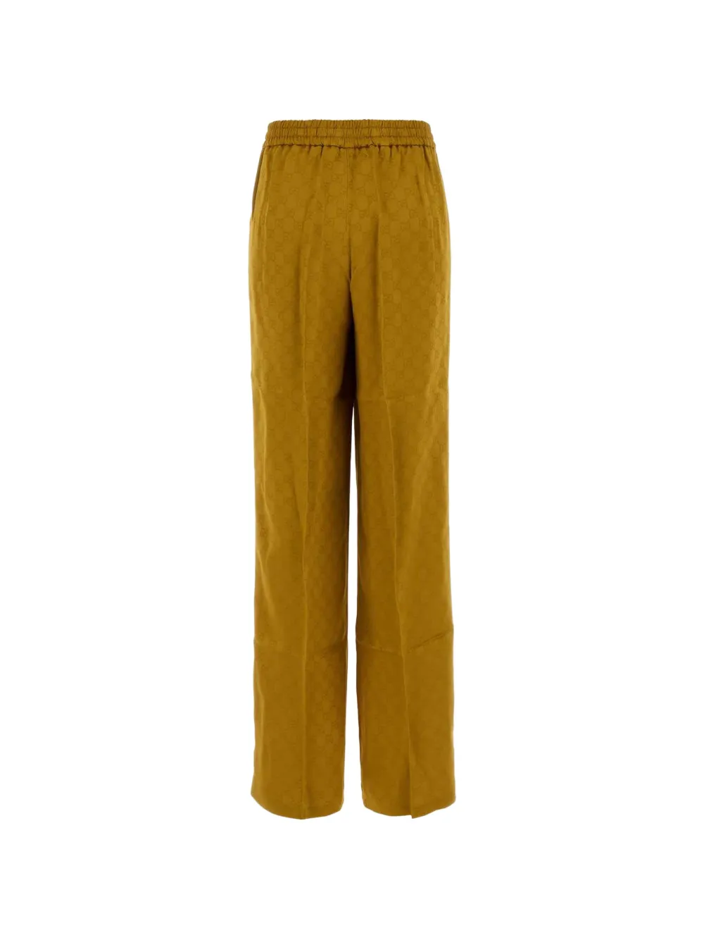  Gucci Monogram-patterned Trousers - Yellow 
