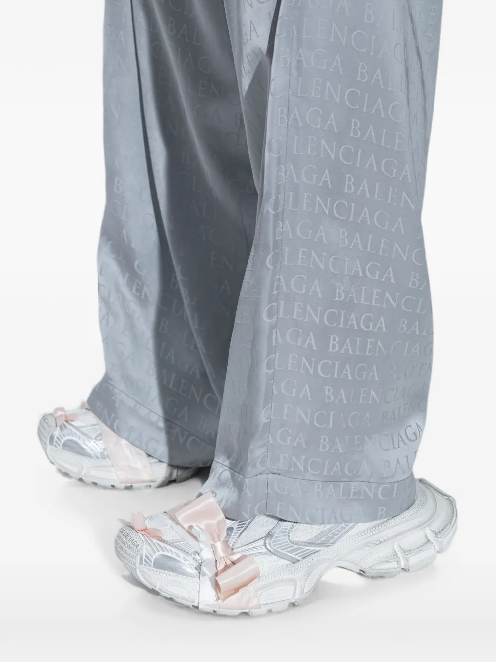 Balenciaga 3LX sneakers met strikdetail Wit