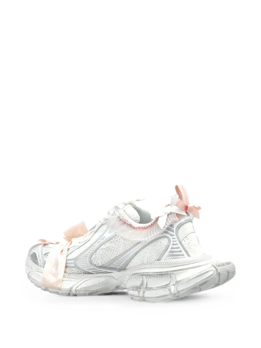 Balenciaga 3LX sneakers met strikdetail Wit
