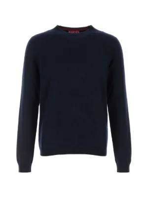Gucci ロゴ セーター | ブルー | FARFETCH JP