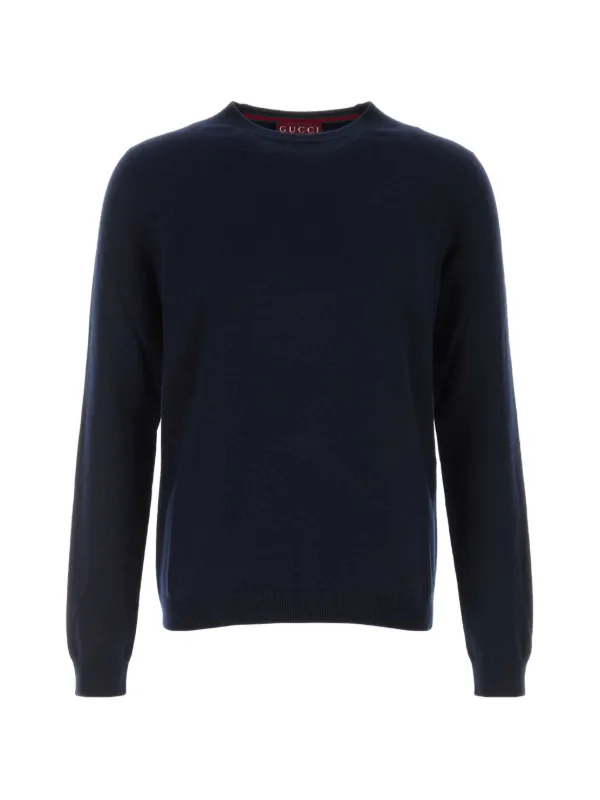 Gucci Fine Cashmere Sweater in Blue