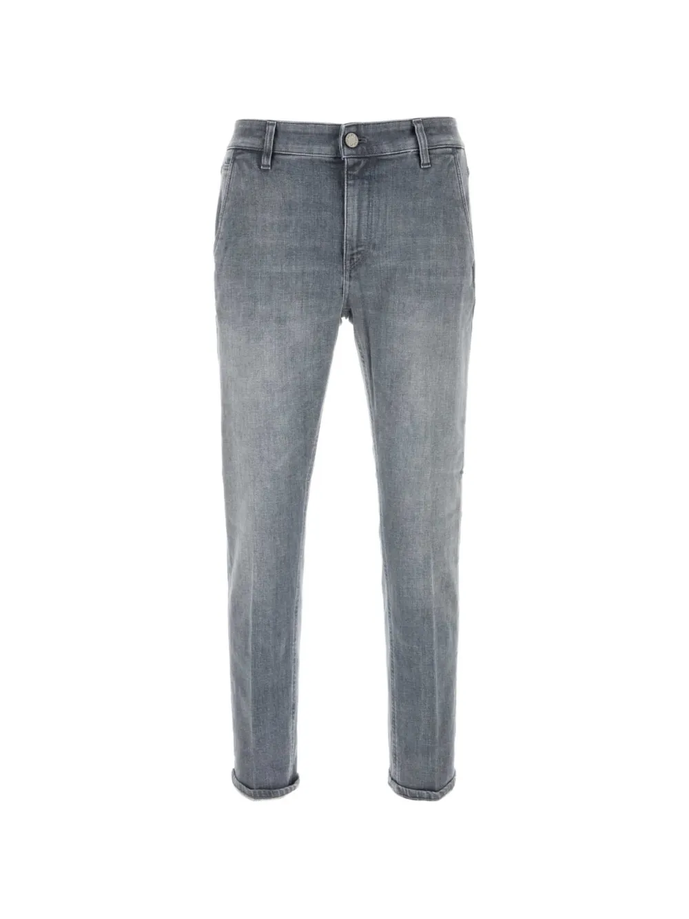 PT Torino Jeans con design a cinque tasche - Grigio
