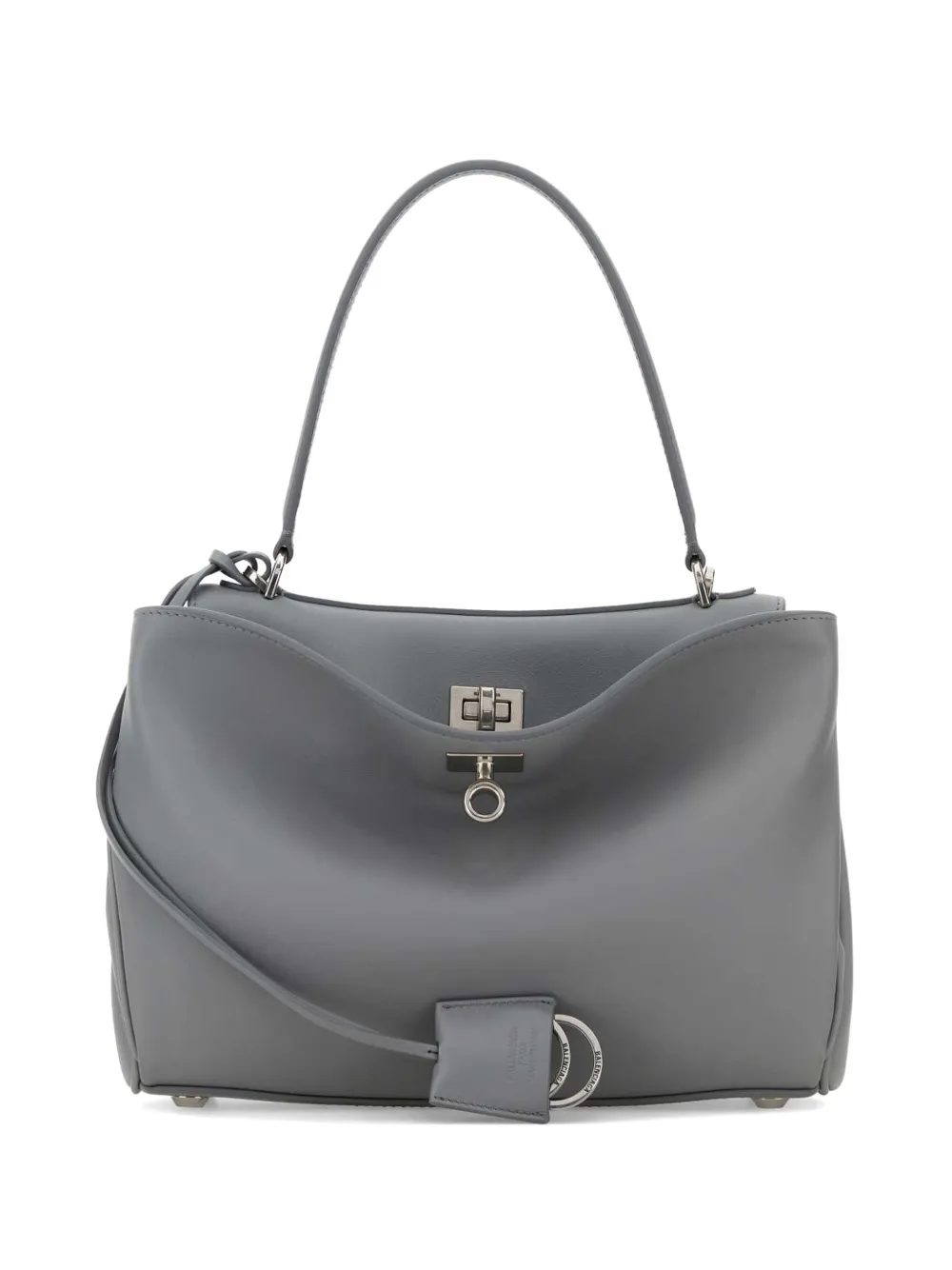 Balenciaga rodeo leather small handbag - Grigio