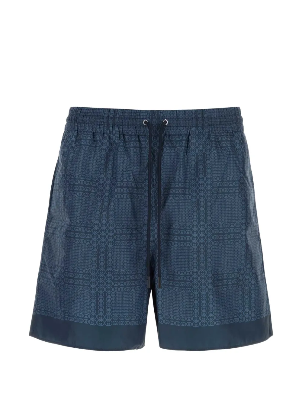 Gucci Badeshorts mit Print - Blau