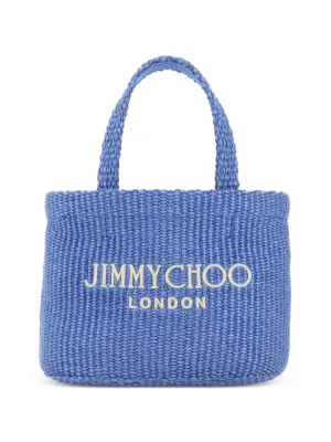 Jimmy Choo East-West Raffia Beach Tote Bag | Neutrals | FARFETCH