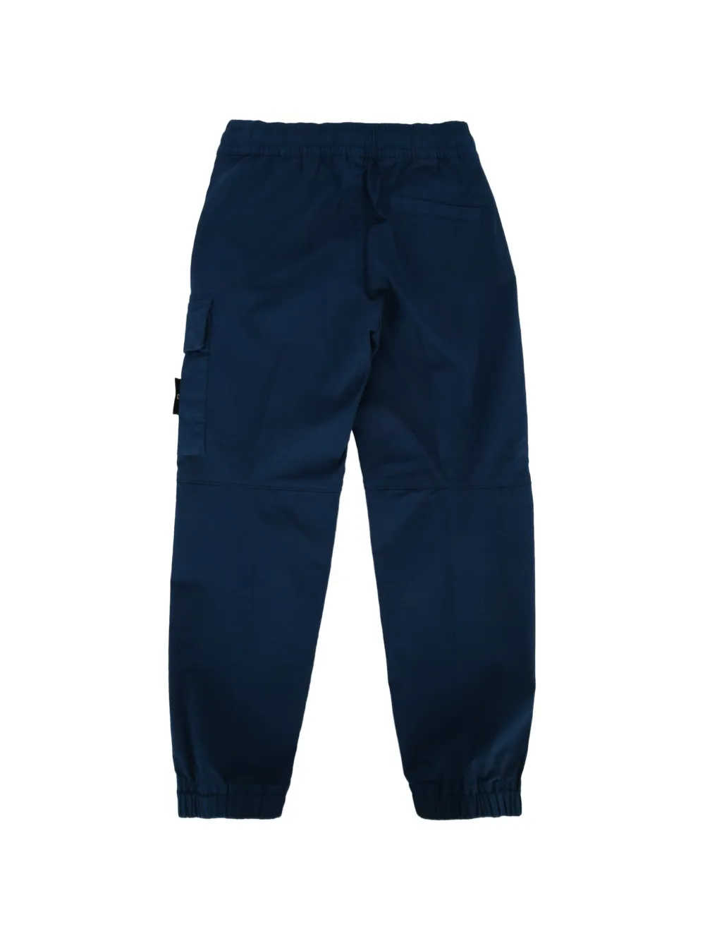 Stone Island Junior Cargo broek met logopatch Blauw
