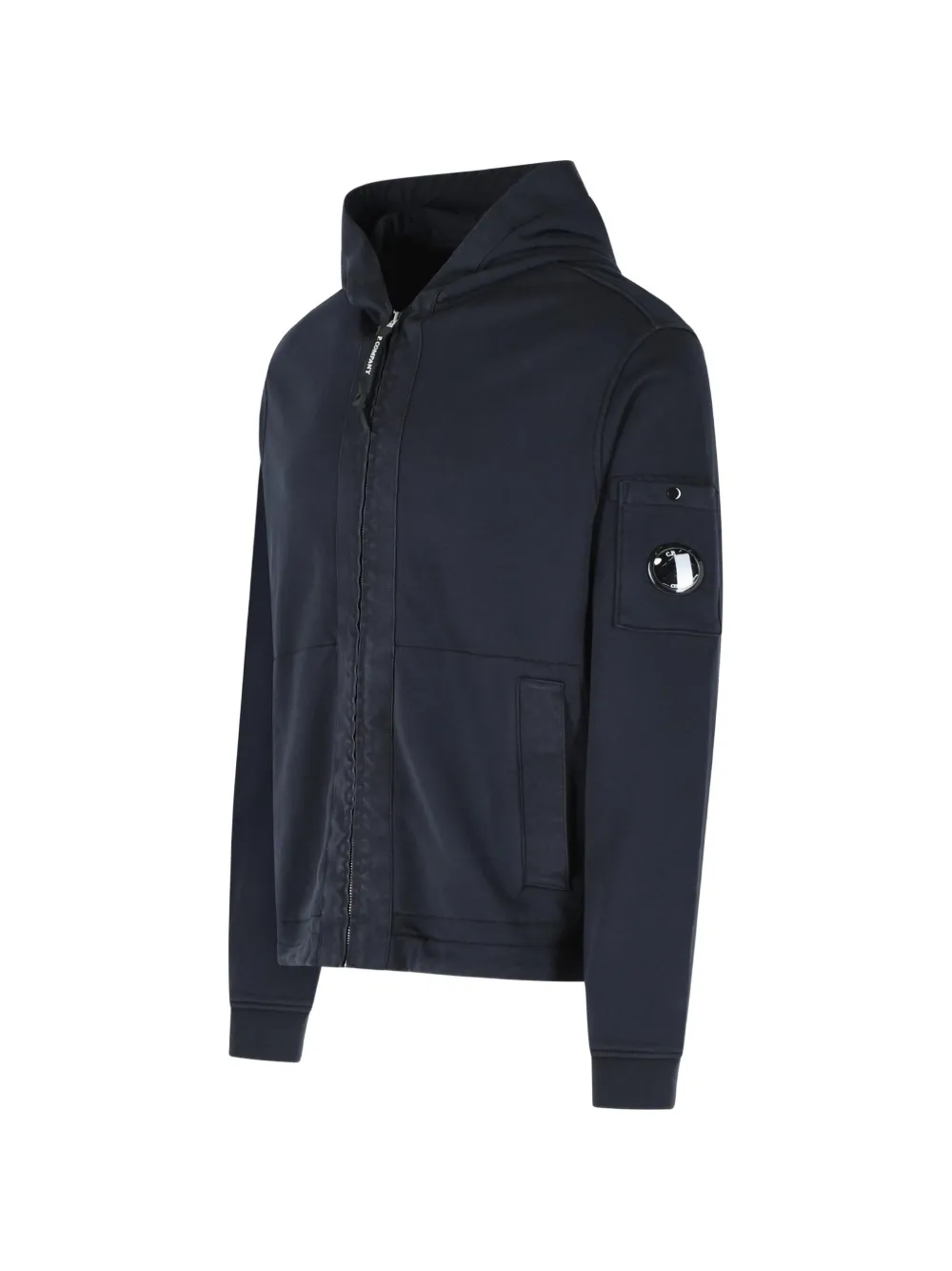 C.P. Company Hoodie met rits Blauw