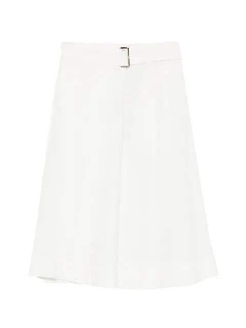 Herno Midi-rok met textuur en ceintuur