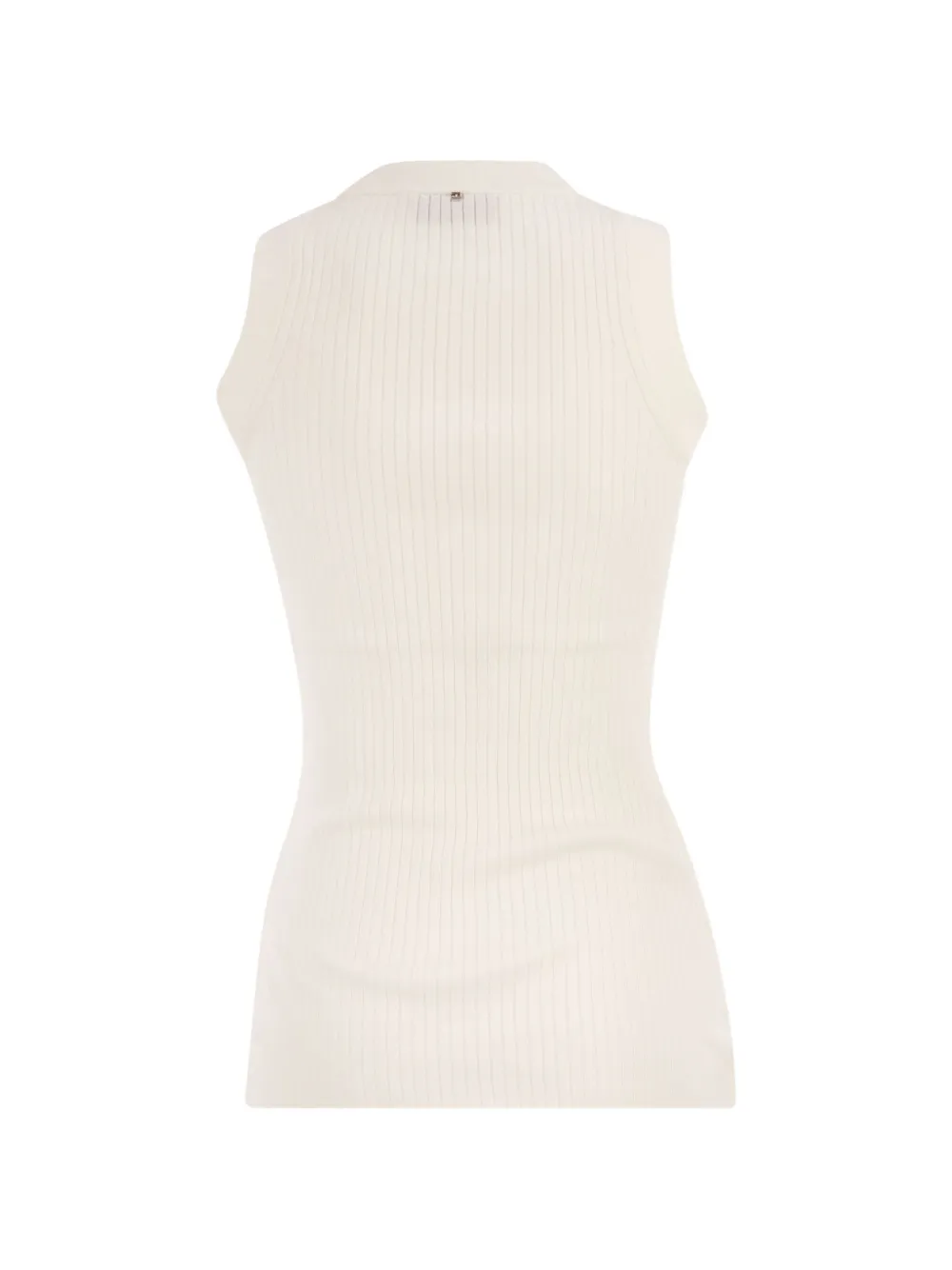 Sportmax Tione geribbelde top Beige