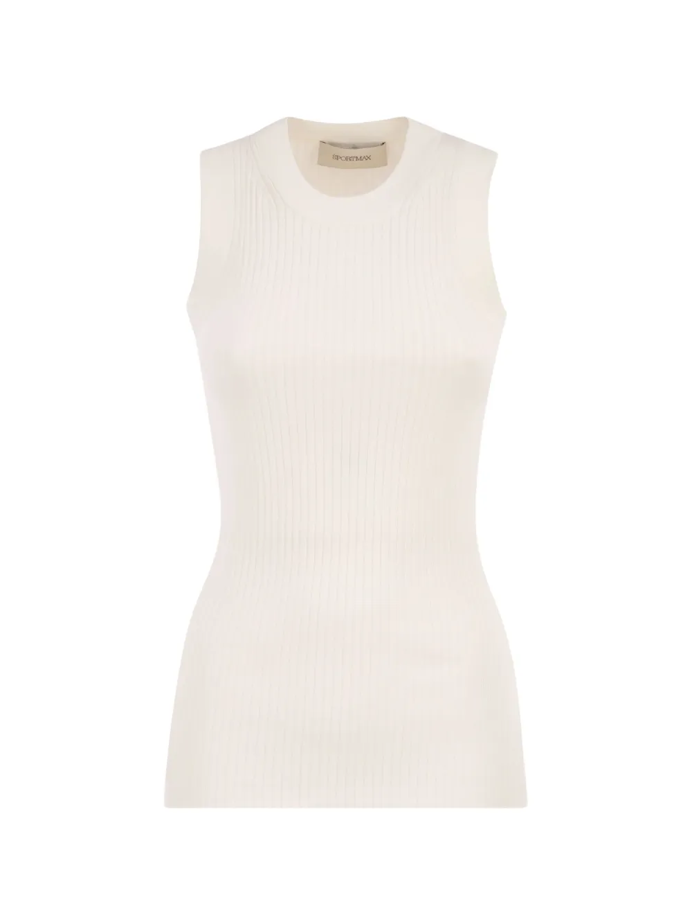 Sportmax Top Tione a coste - Toni neutri