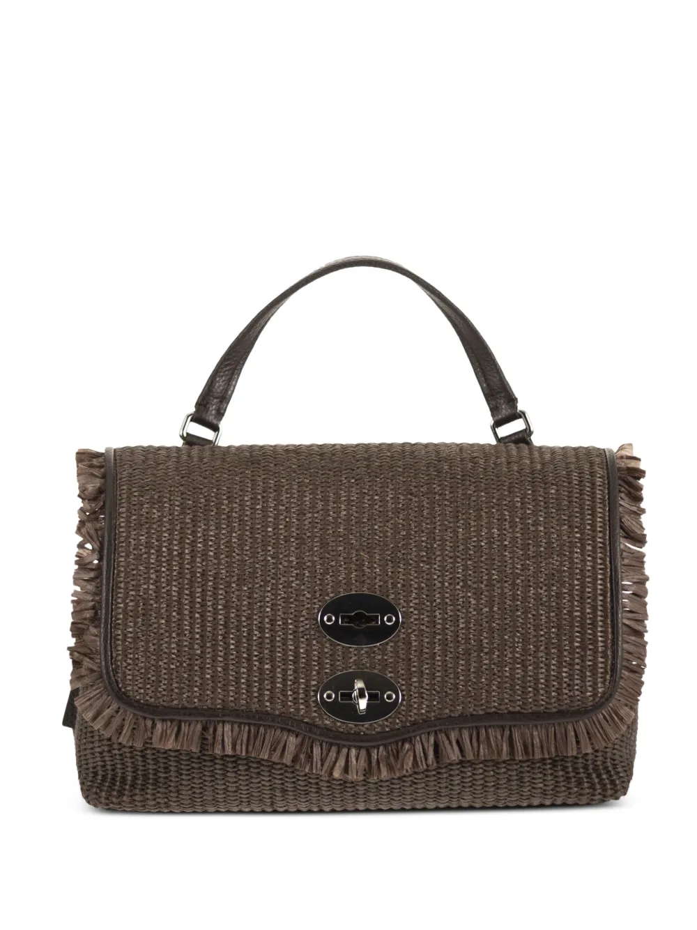 Zanellato Borsa tote Postina Vimini piccola - Marrone