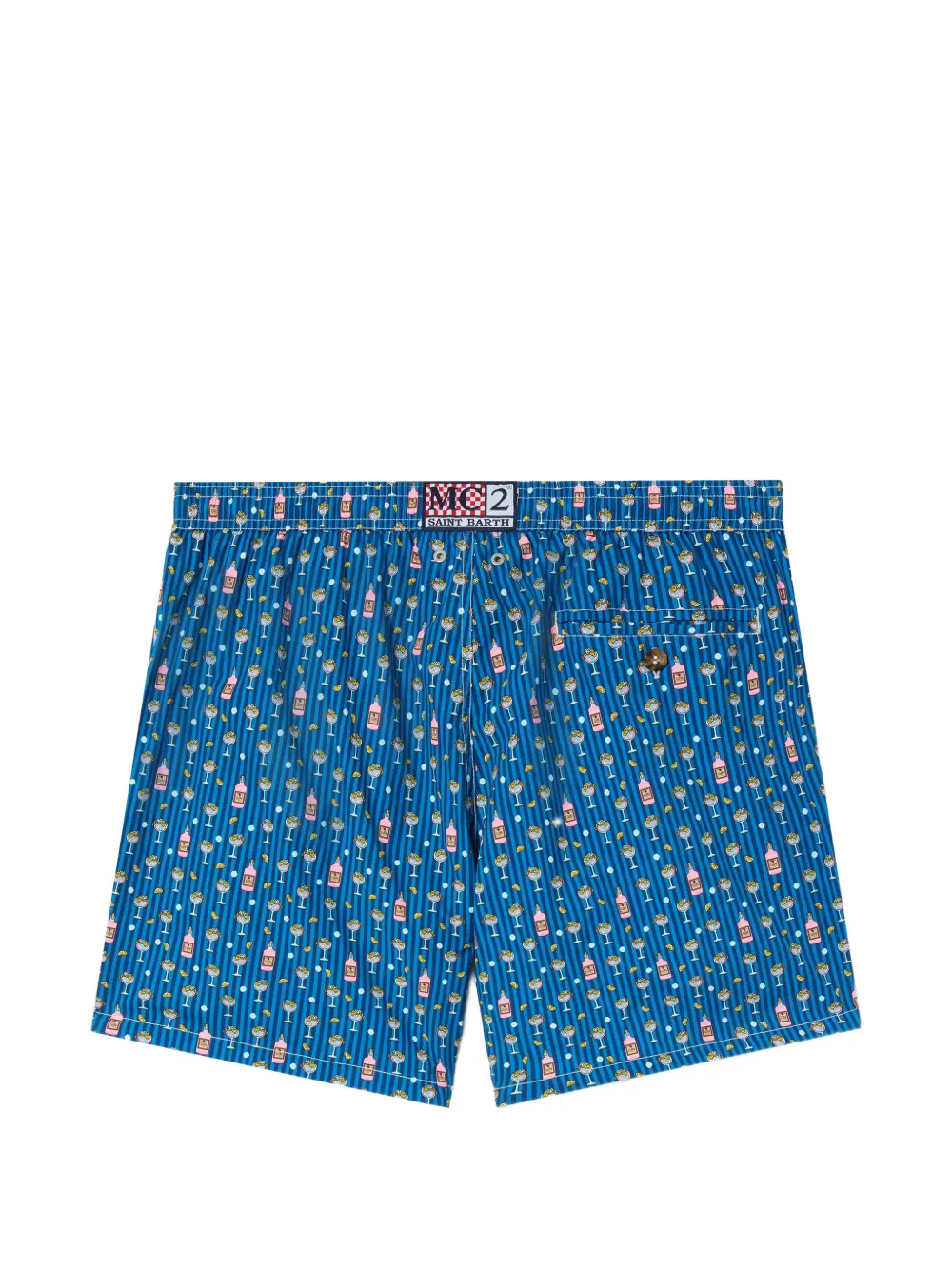 MC2 Saint Barth Zwembroek met print Blauw