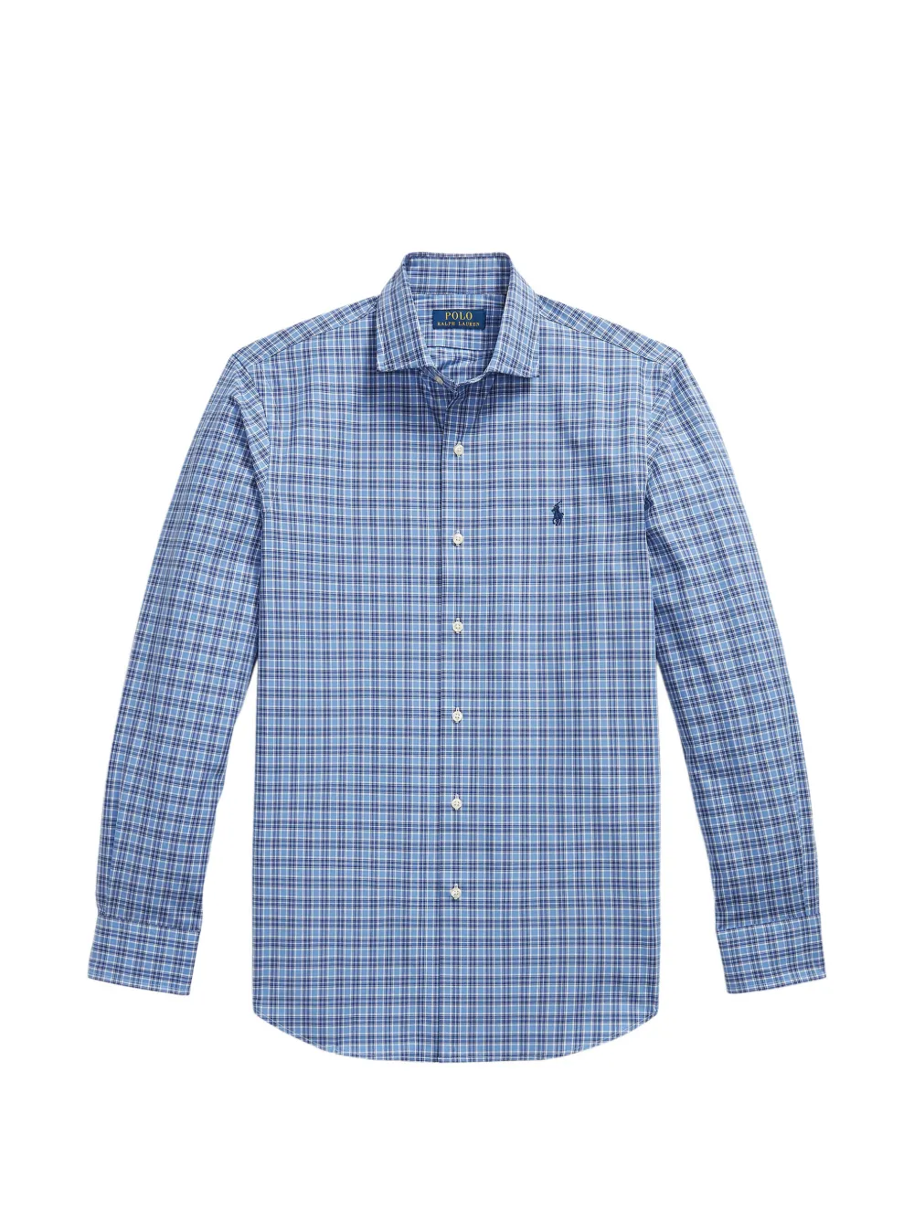 Polo Ralph Lauren plaid-pattern Pony-embroidered shirt - Blau