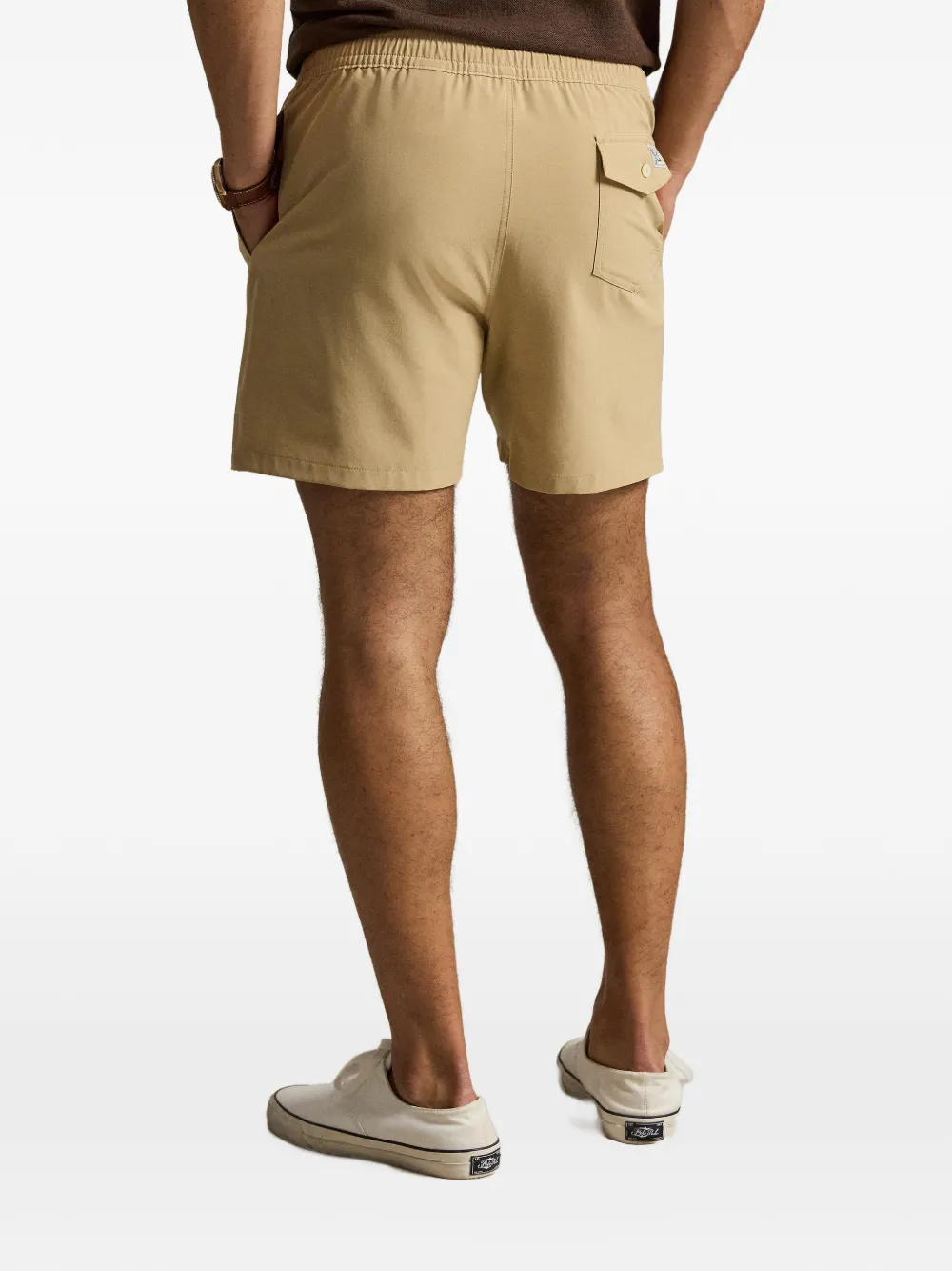 Polo Ralph Lauren Zwembroek met borduurwerk Beige