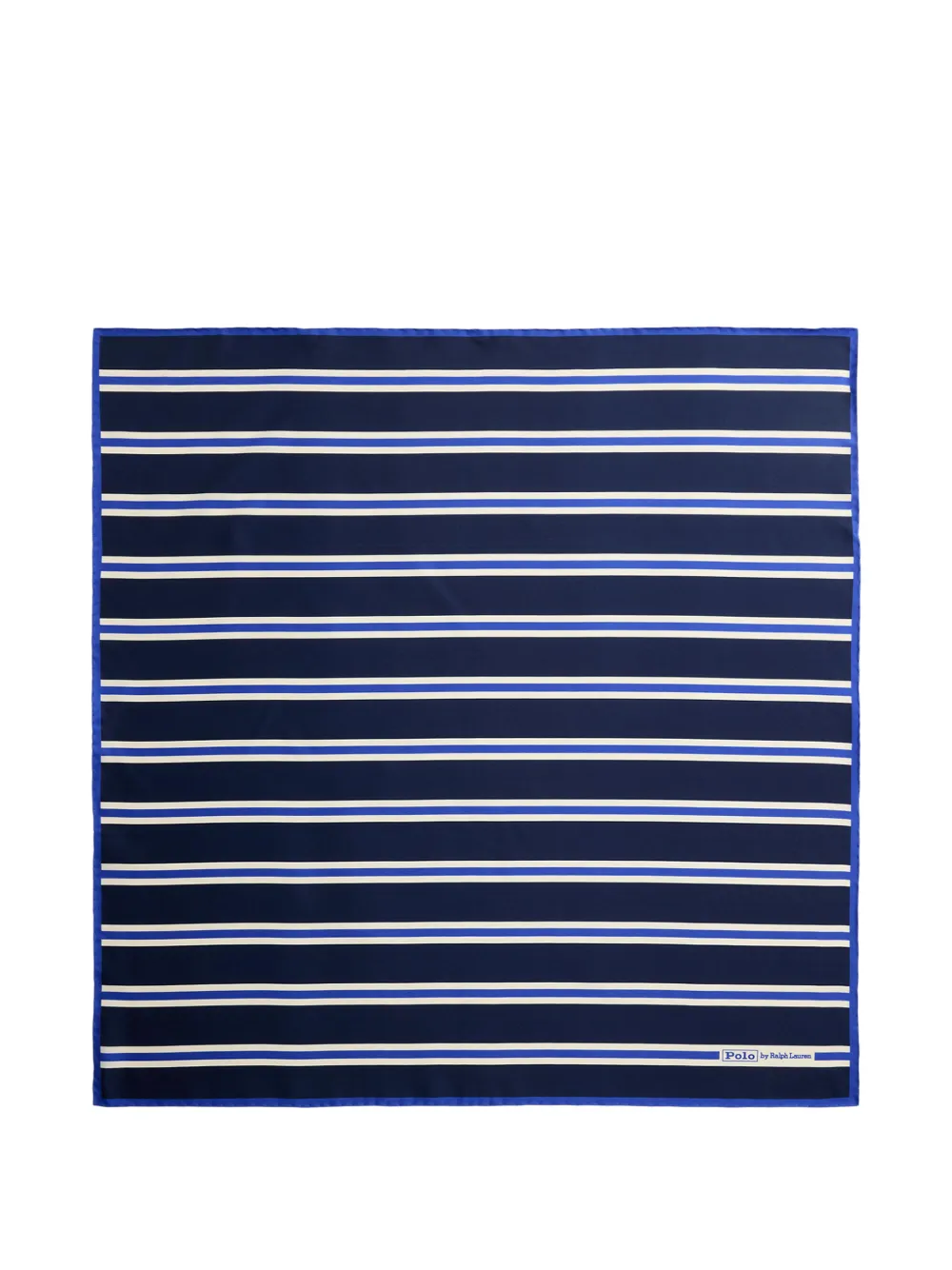 Polo Ralph Lauren Gestreiftes Seiden-Bandana - Blau