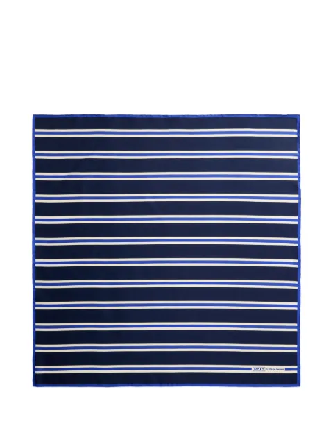 Polo Ralph Lauren bandana de seda con motivo de rayas