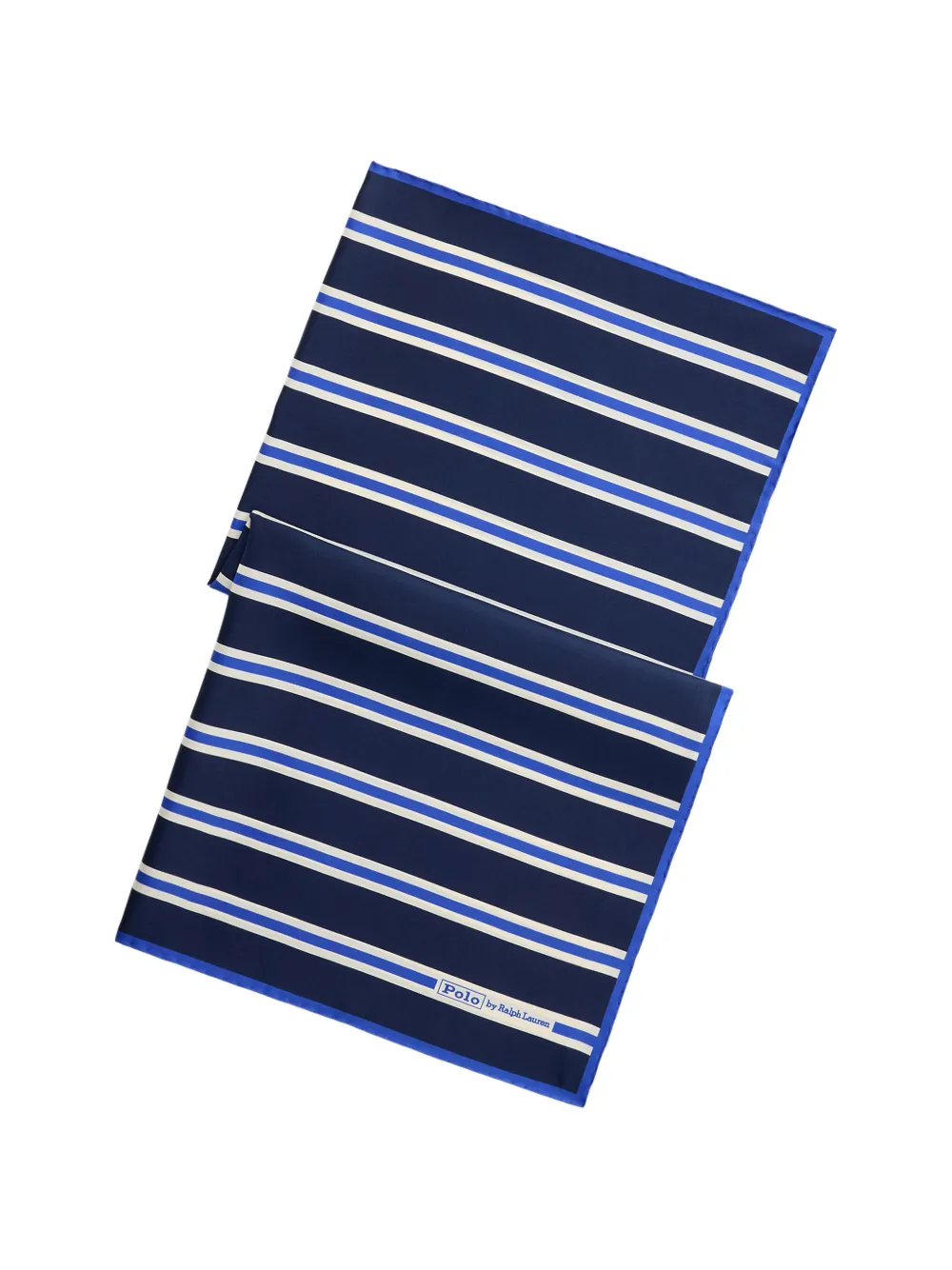 Polo Ralph Lauren Gestreepte zijden bandana Blauw