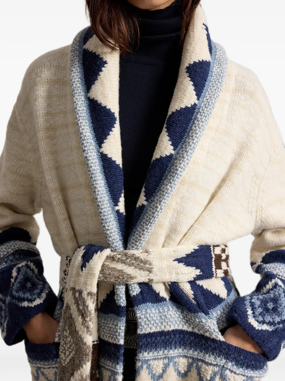 Polo Ralph Lauren Vest met geometrisch patroon Beige
