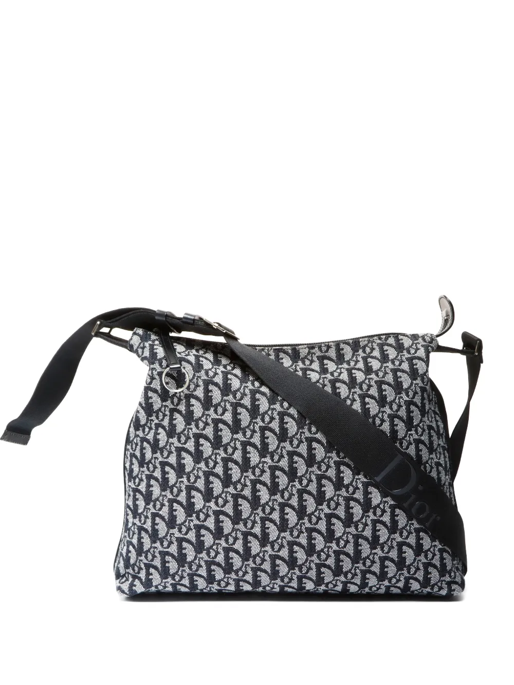 Christian Dior Pre-Owned 2000s Trotter canvas shoulder bag - Blau