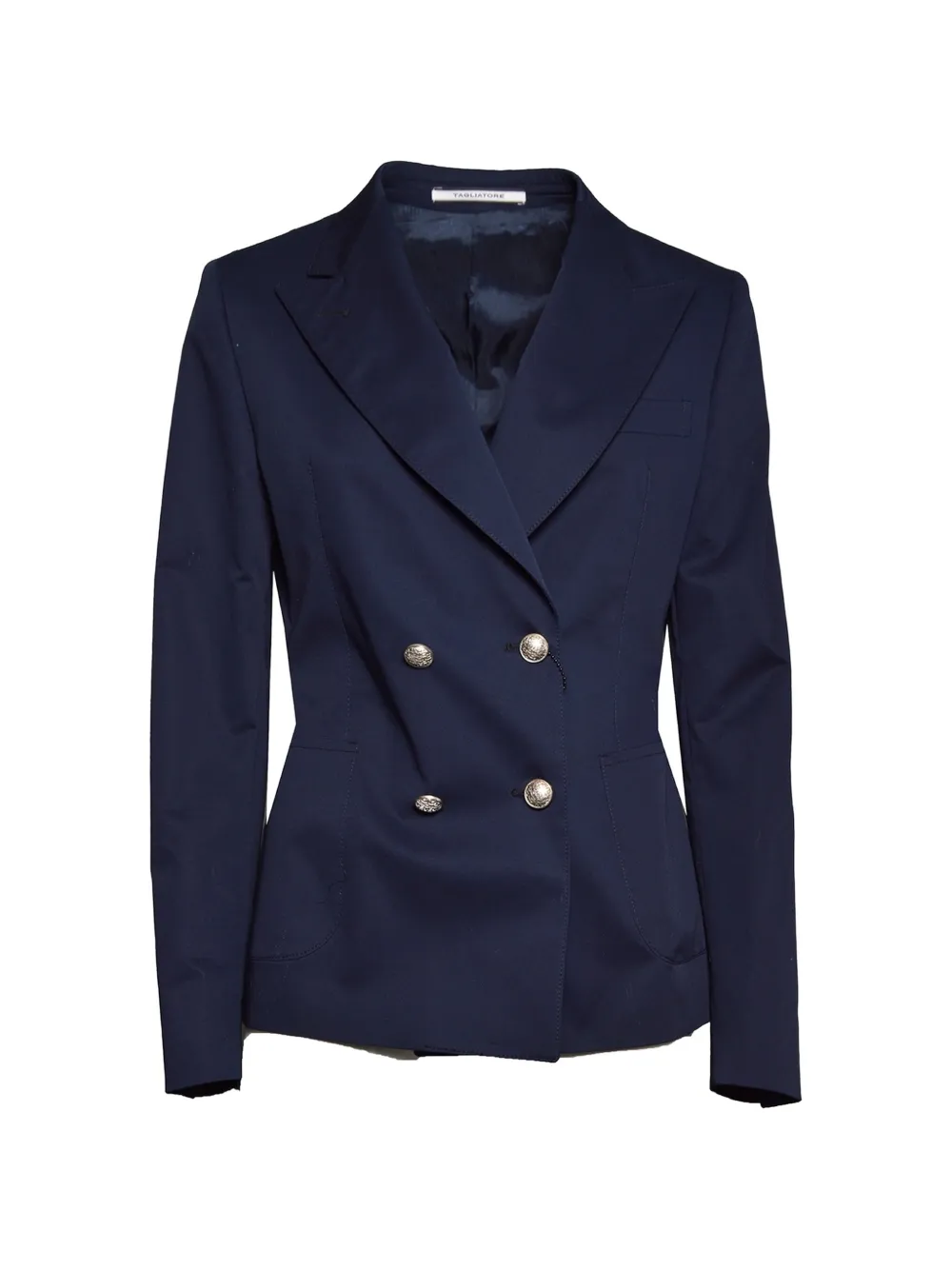 Tagliatore double-breasted peaked-lapel jacket - Blue