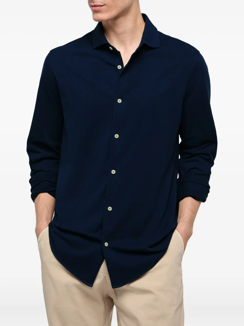 MC2 Saint Barth Overhemd met lange mouwen Blauw