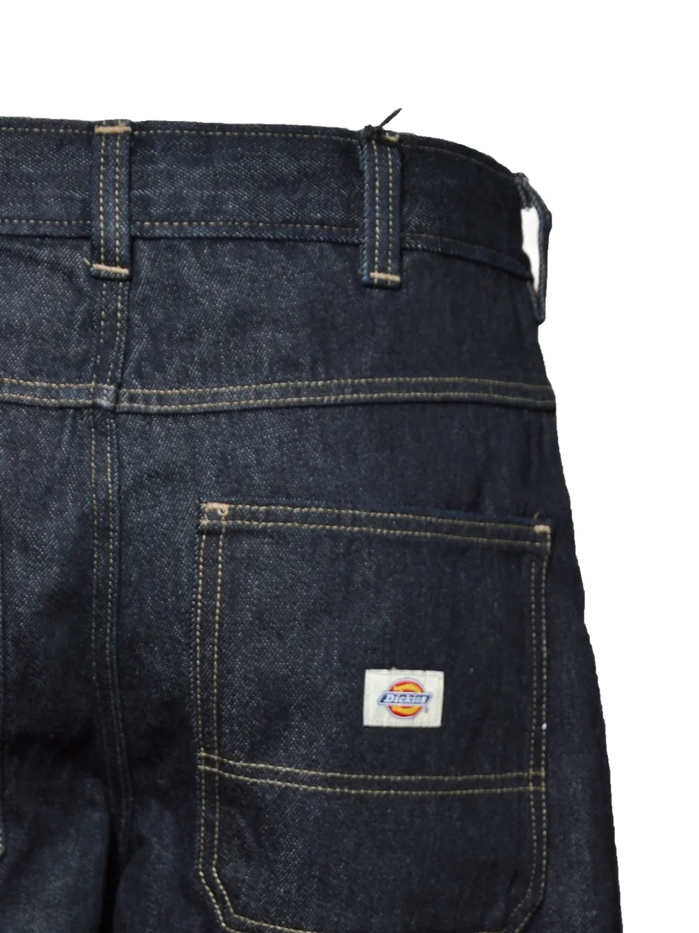 DICKIES Trucker jeans met contrasterend stiksel Blauw