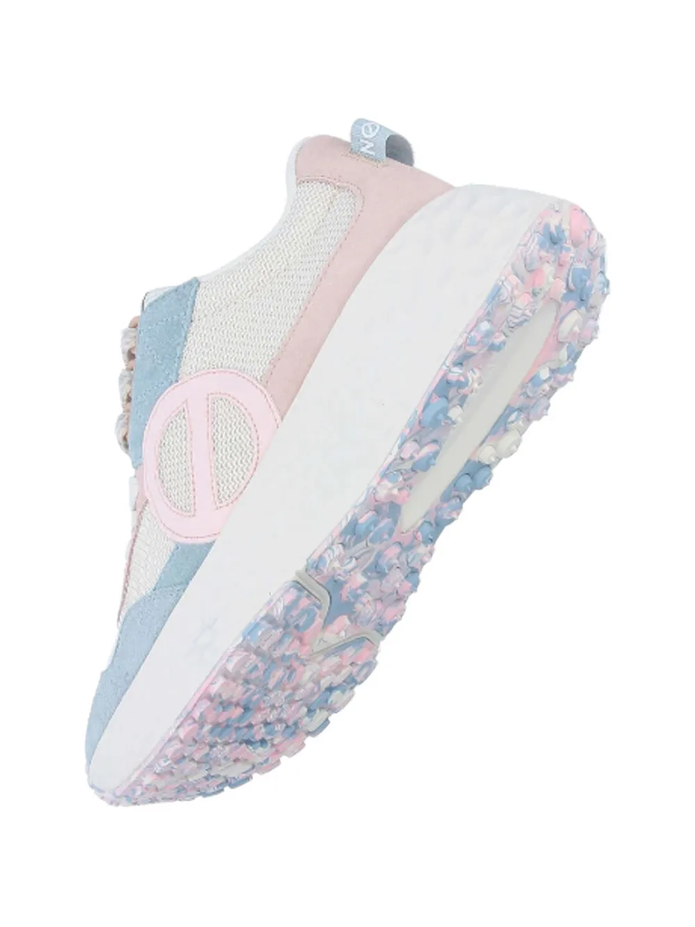 No Name Sneakers met logovlak Beige