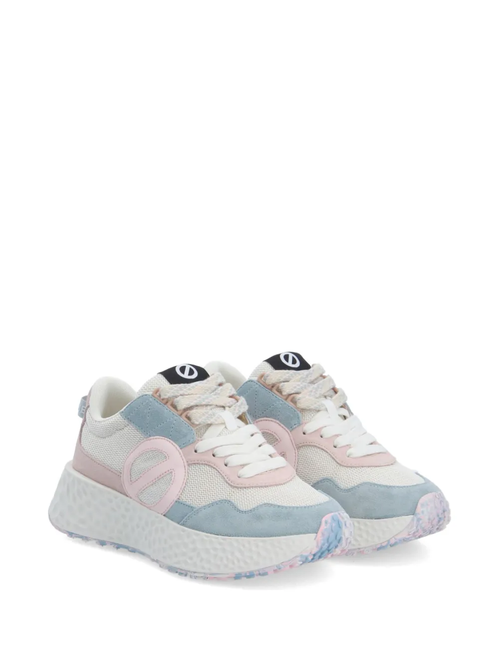 No Name Sneakers met logovlak Beige