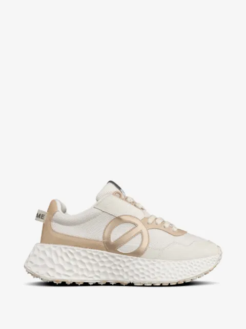 No Name sneakers med logo-panel