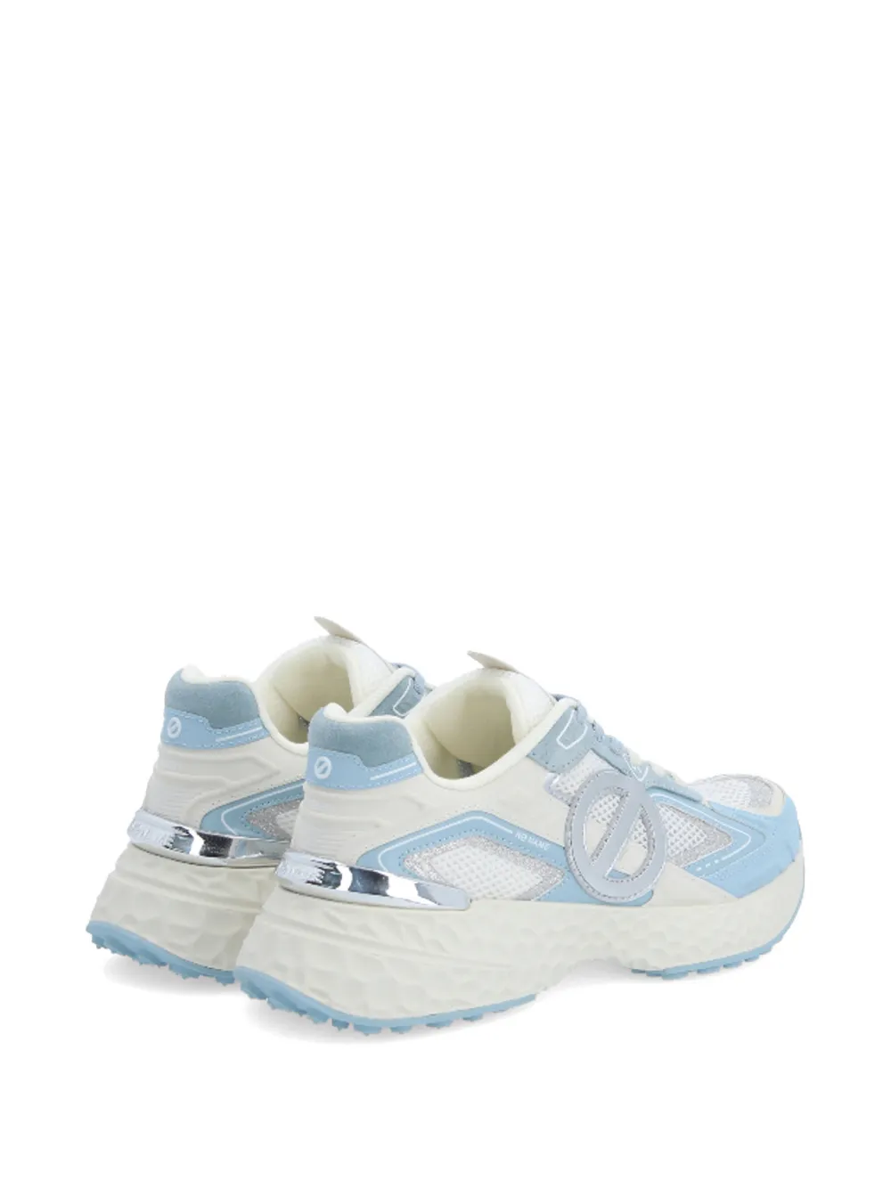 No Name Sneakers met logo Wit