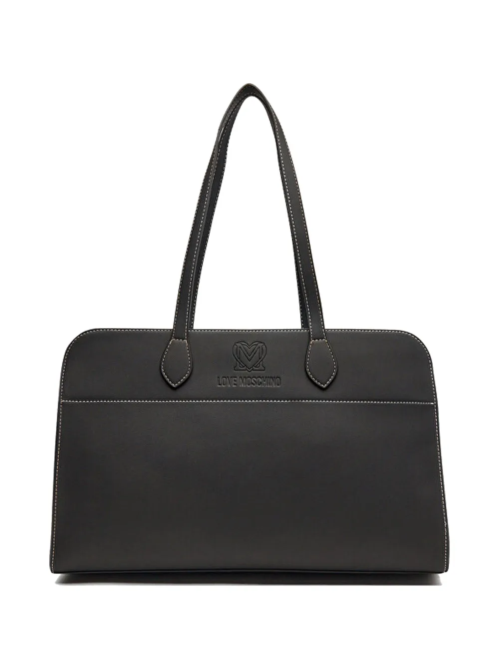Love Moschino logo tote bag - Black