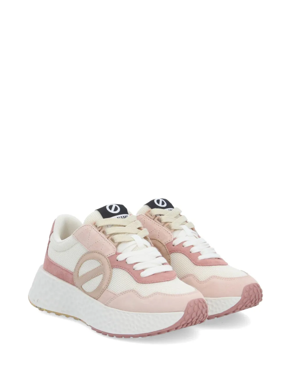 No Name Sneakers met logo-applicatie Wit