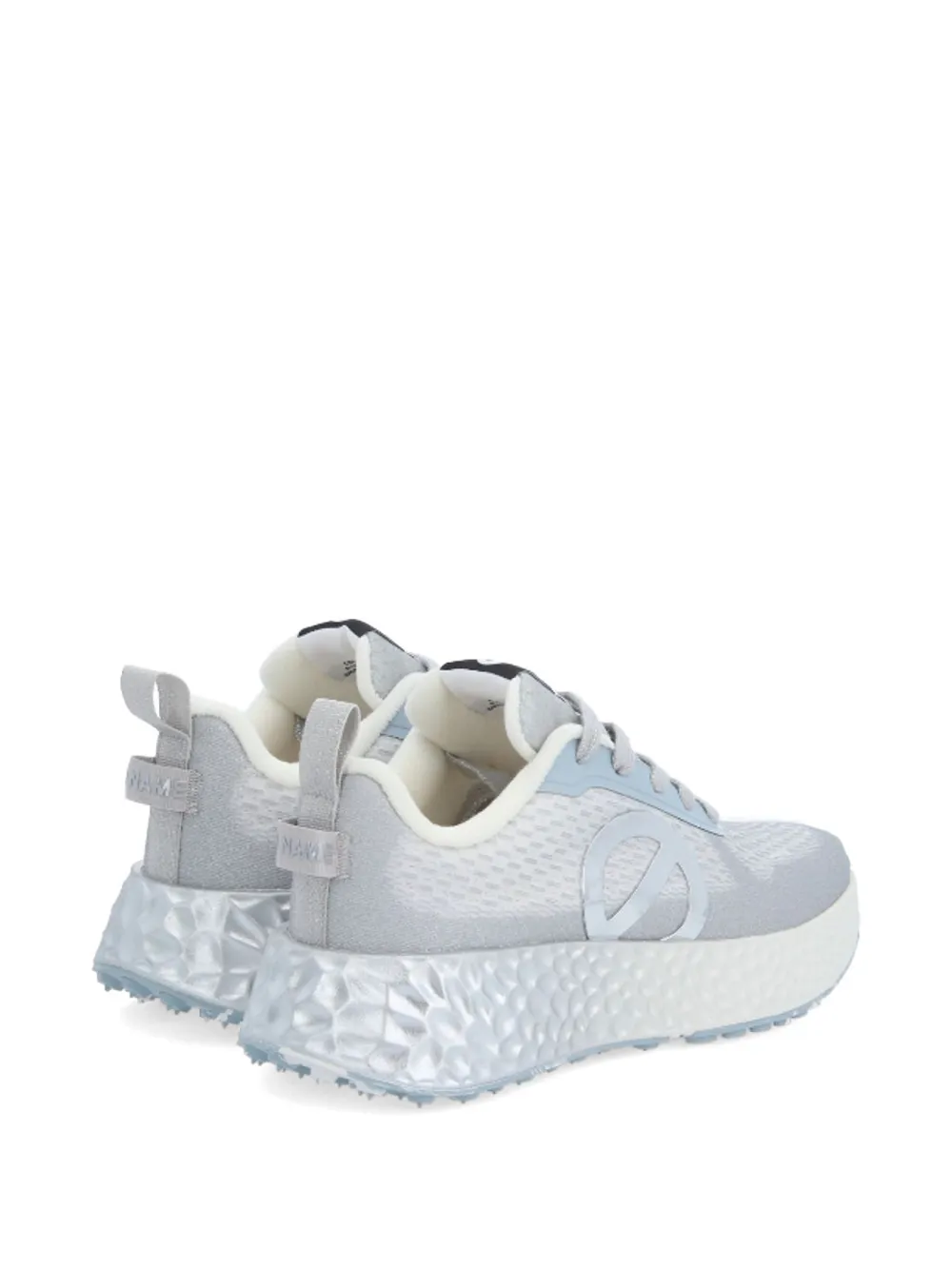 No Name Sneakers met logo Grijs