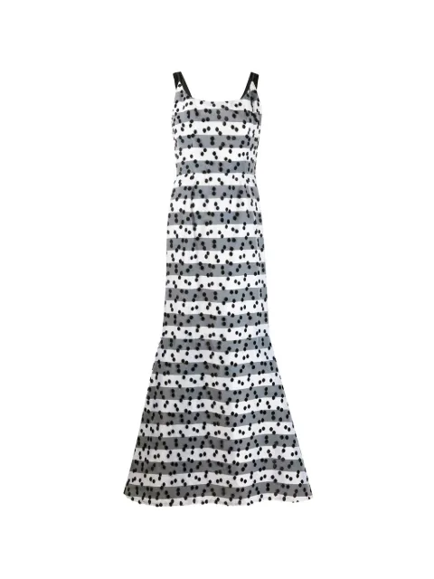 Lanvin Pre-Owned dot-patterned striped dress