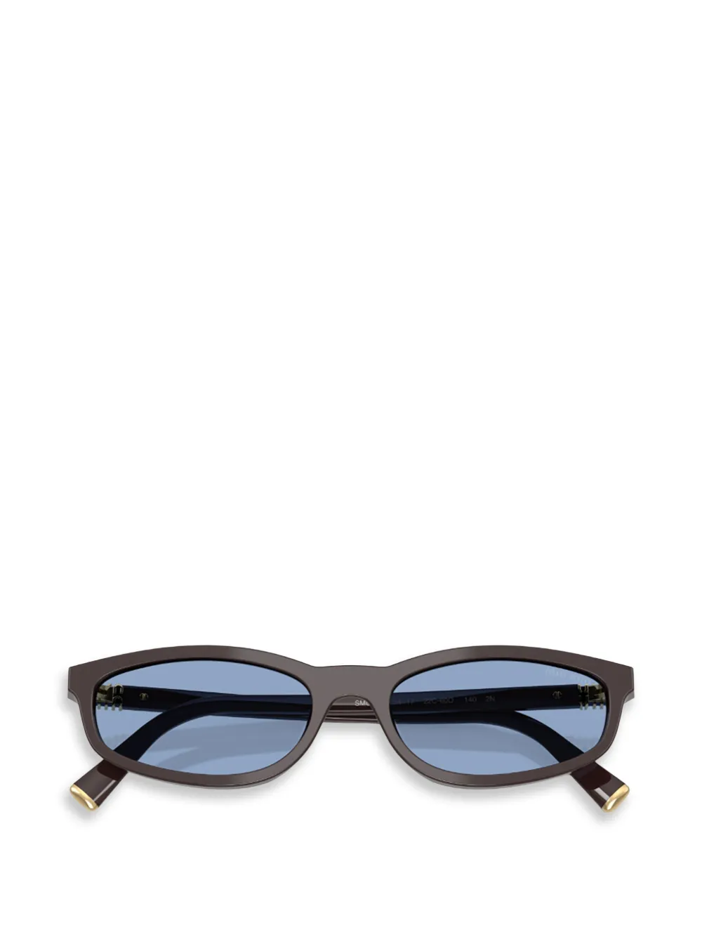 Miu Miu Eyewear oval-frame sunglasses - Nero