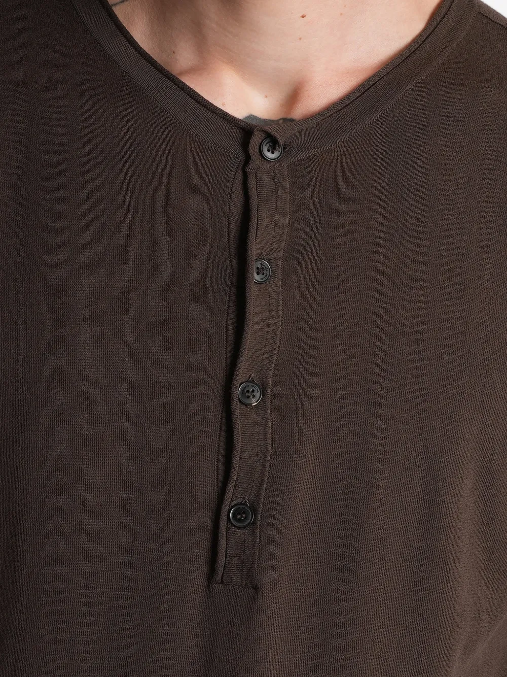 Roberto Collina T-shirt met korte mouwen Bruin