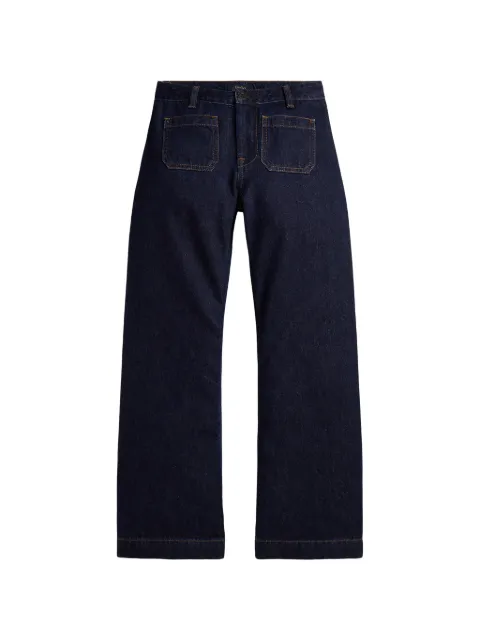 POLO RALPH LAUREN KIDS patch-pocket flare jeans