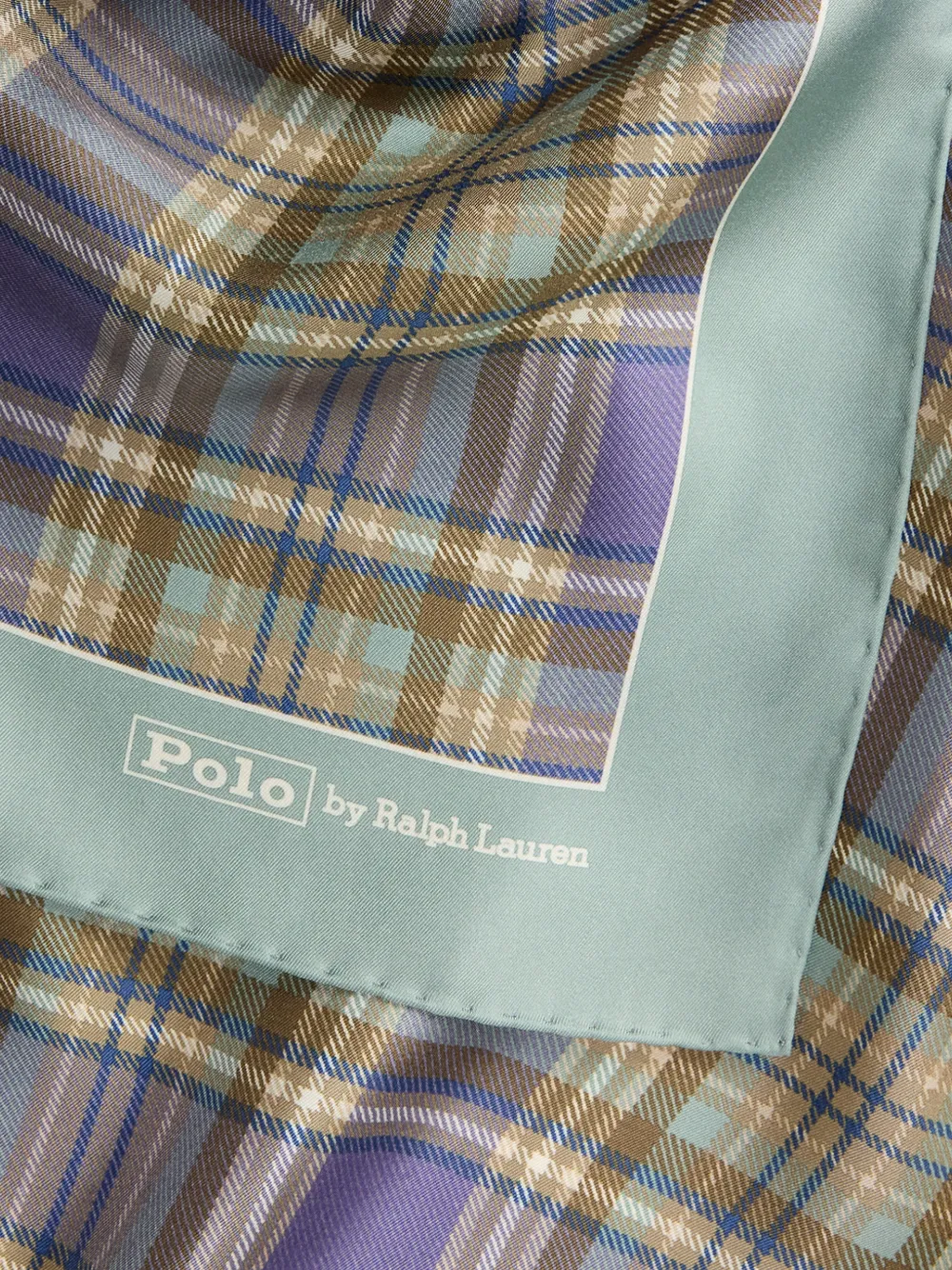Polo Ralph Lauren Zijden bandana met tartan ruit Groen