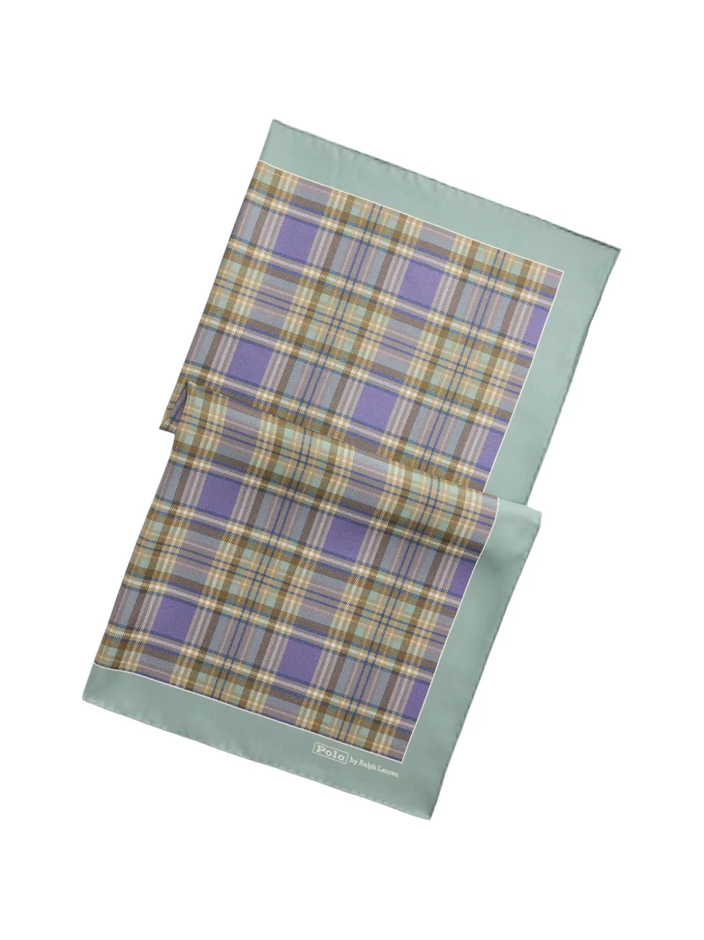 Polo Ralph Lauren Zijden bandana met tartan ruit Groen