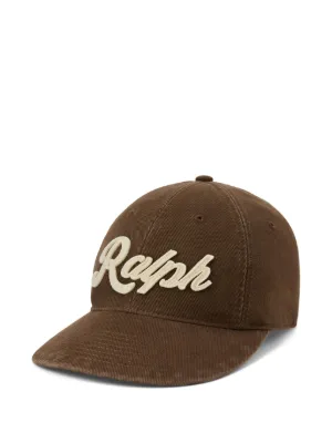 Polo Ralph Lauren P-embroidered Baseball Cap | Brown | FARFETCH